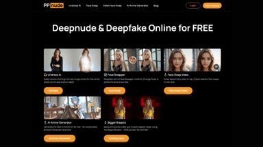 Free Undress AI - PPnude 对比 DeepNude 人工智能工具比较