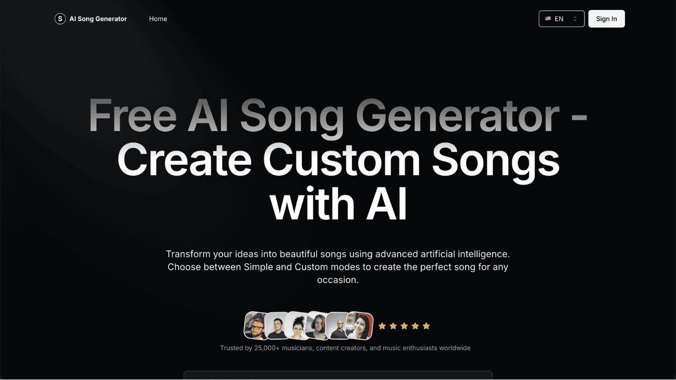 Free AI Song Generator