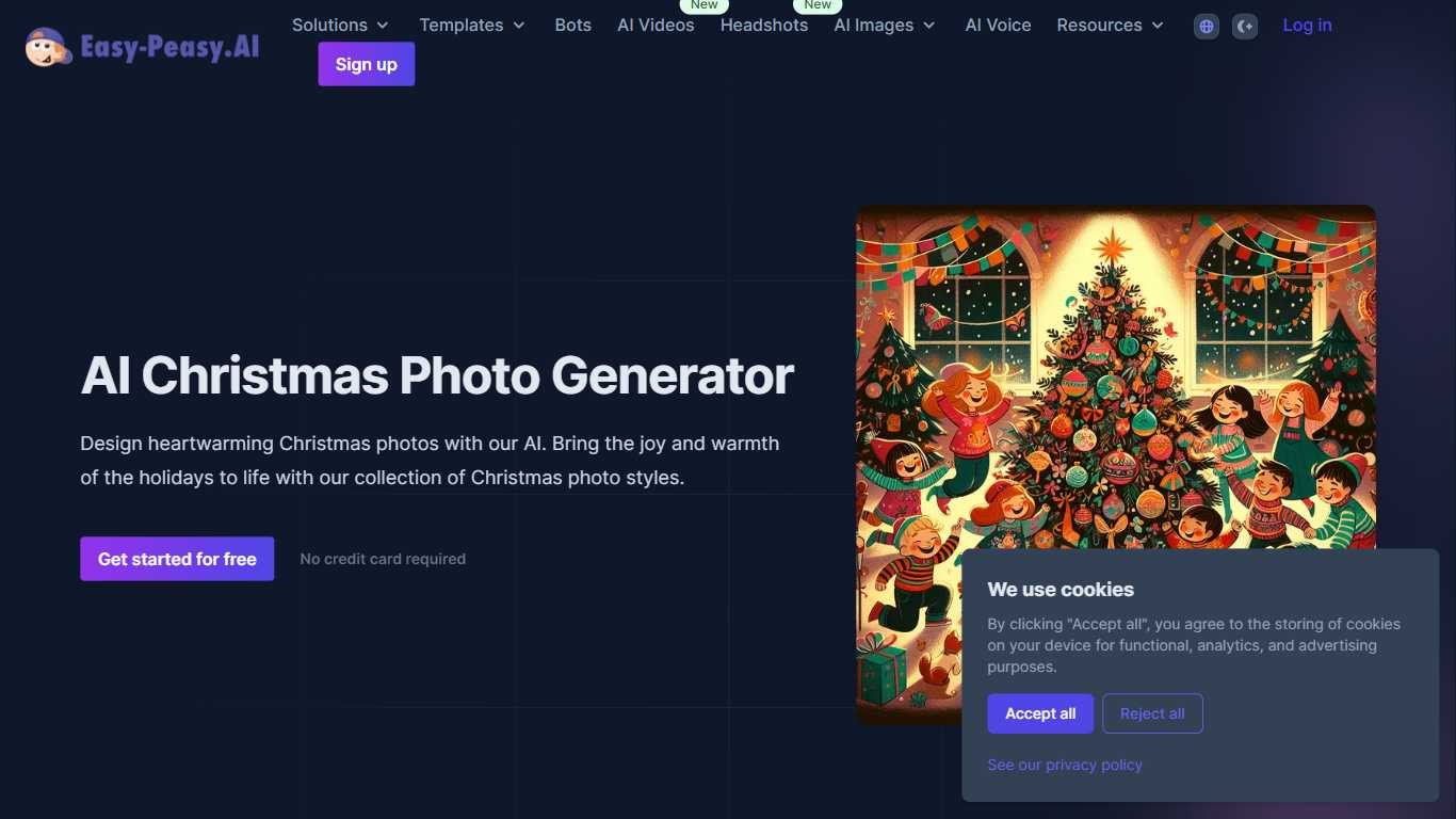 Christmas Photo Generator - Easy-Peasy.AI