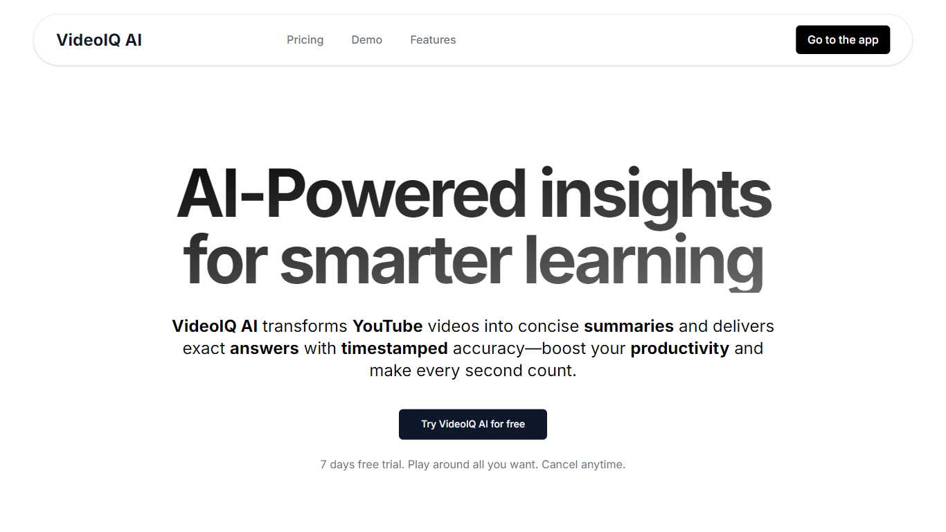 VideoIQ AI