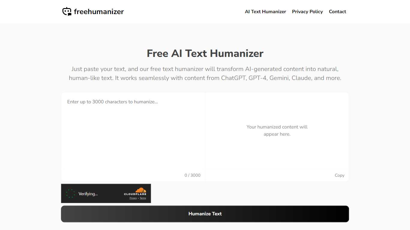 Free AI Humanizer