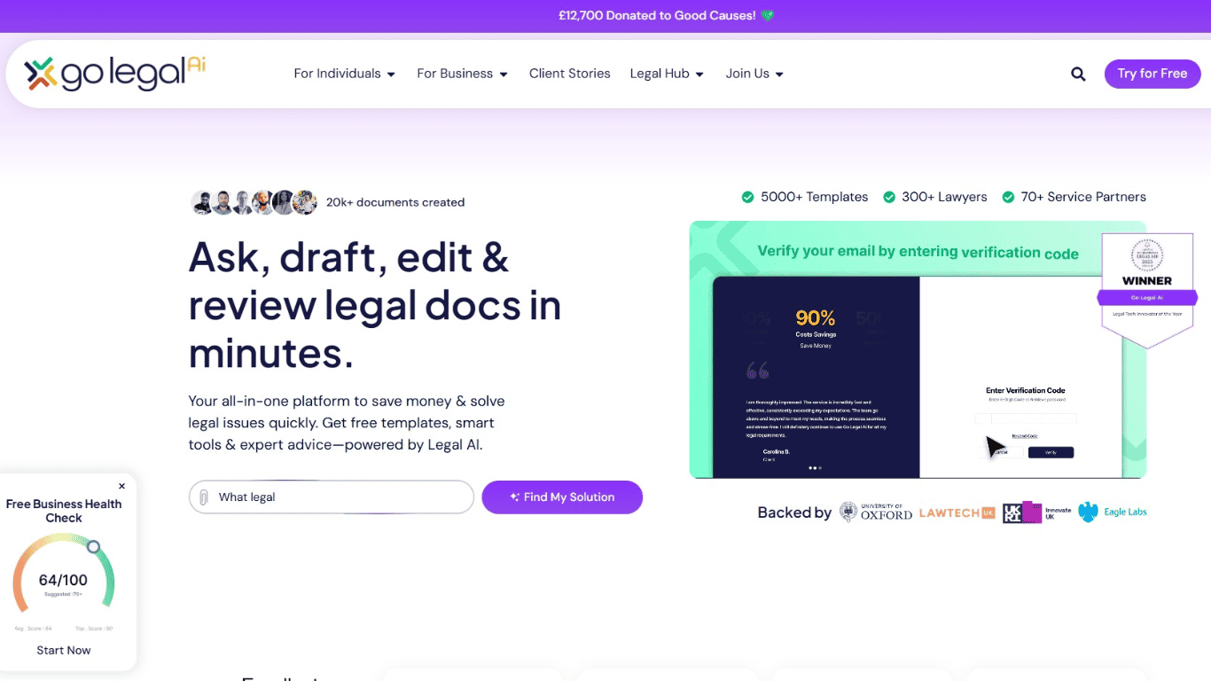 Go Legal AI