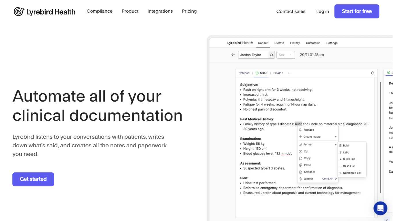 AI Medical Scribe for Healthcare Providers