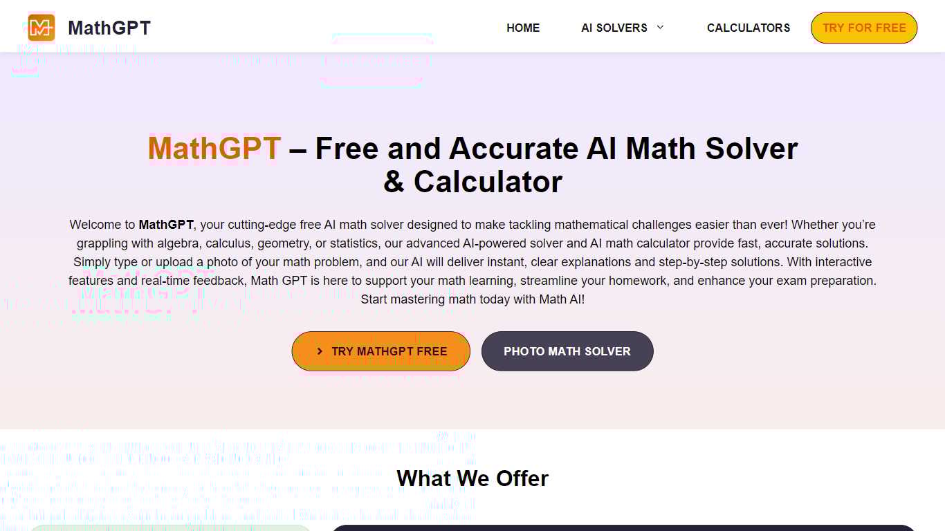MathGPT Info