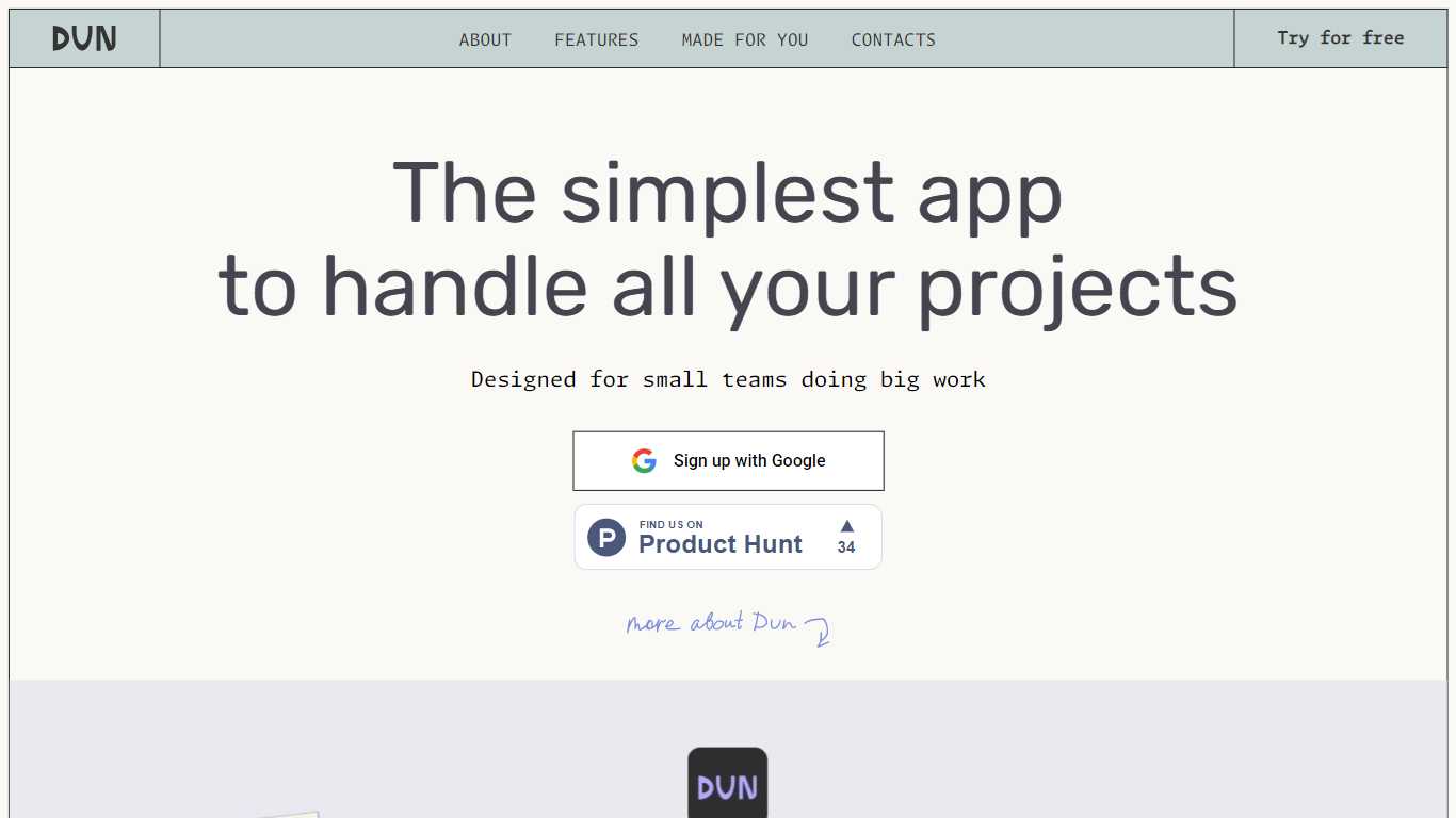 Dun app