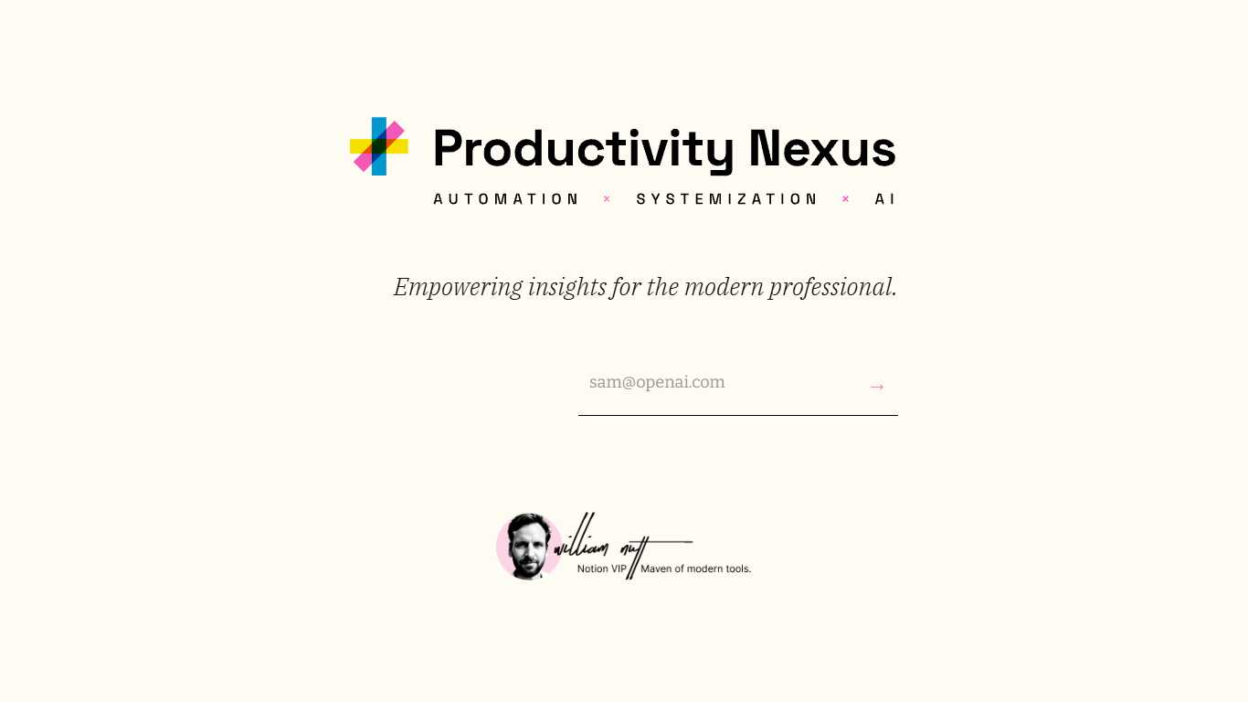 Productivity Nexus