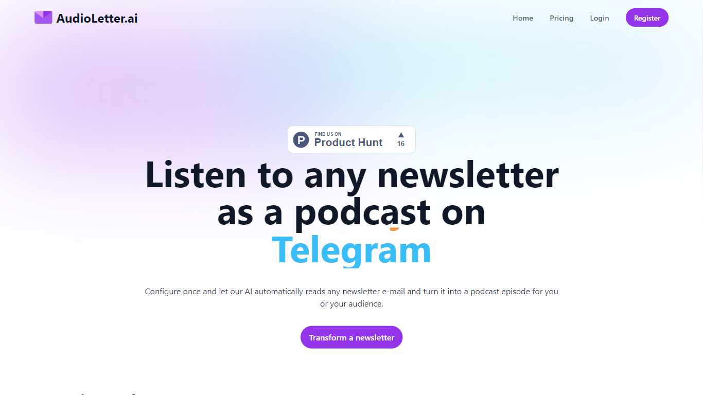AudioLetter.ai