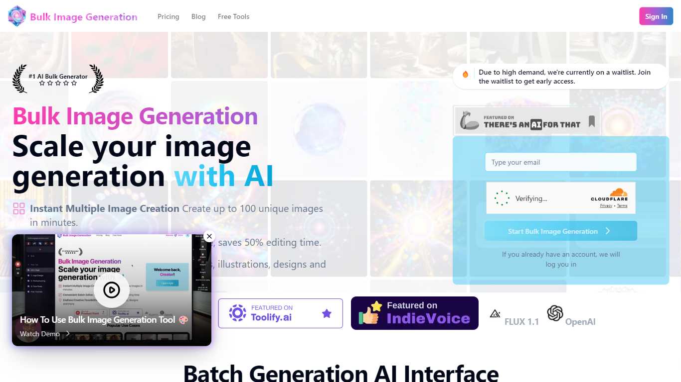Bulk Image Generator
