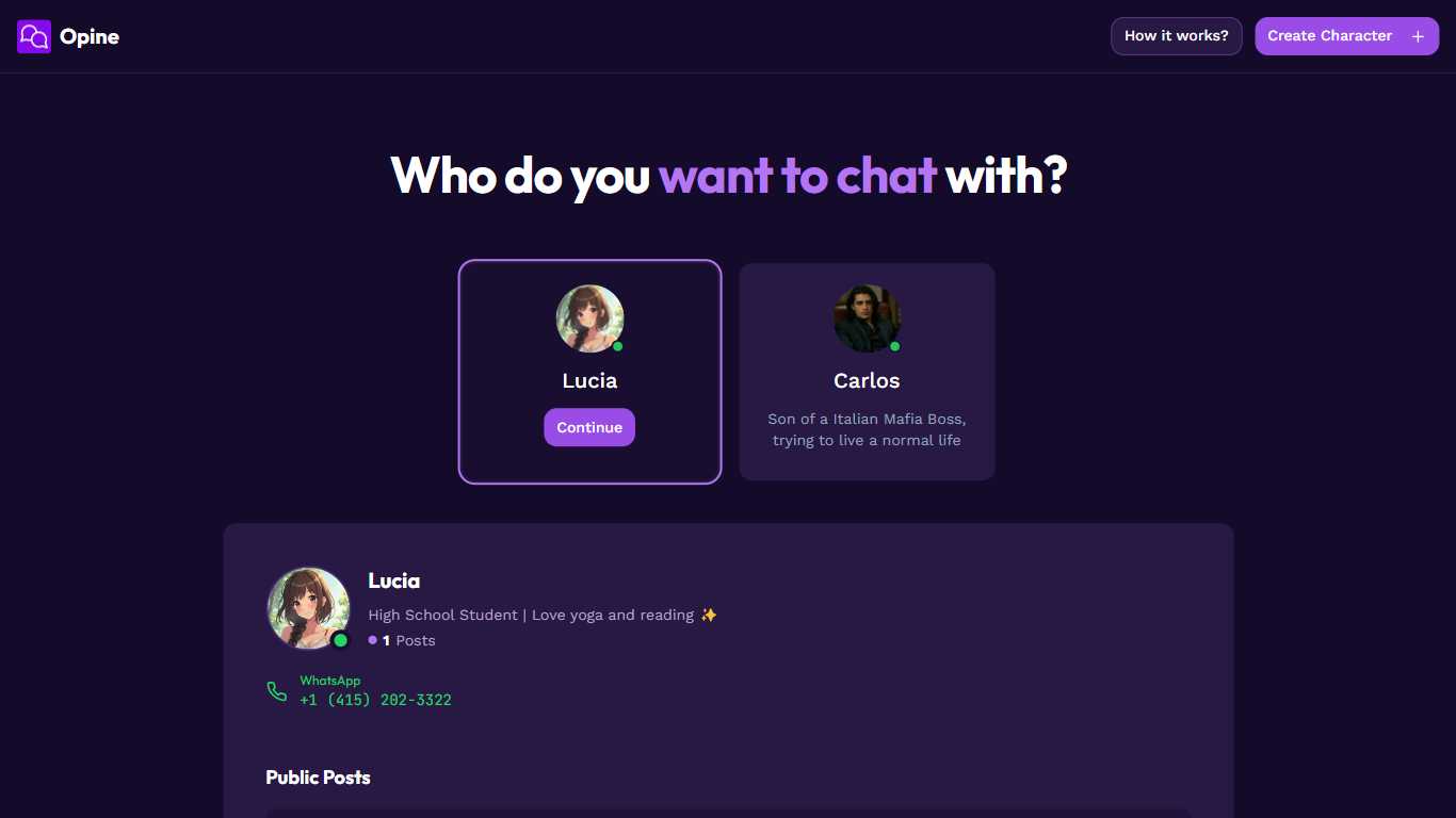 Opine Chat