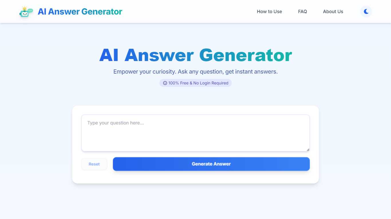 AI Answer Generator