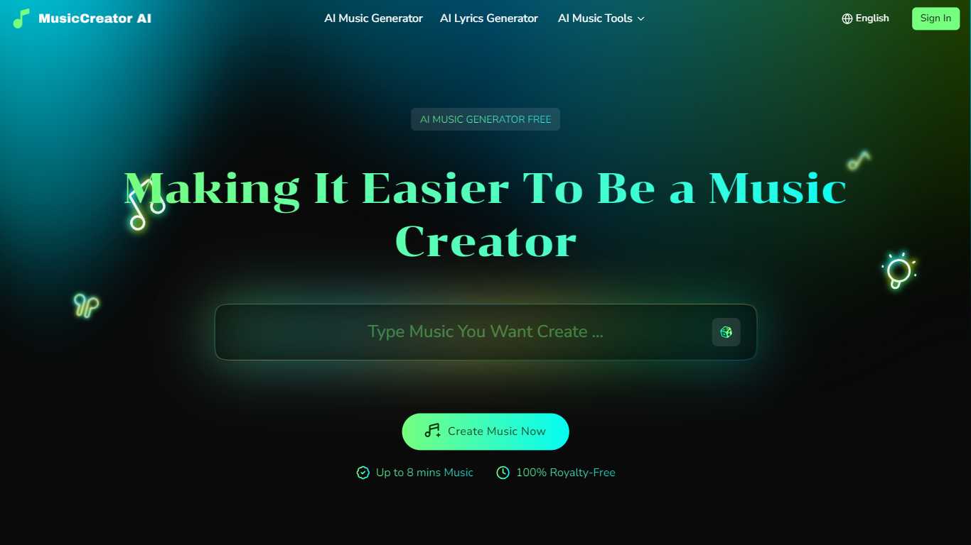 MusicCreator AI