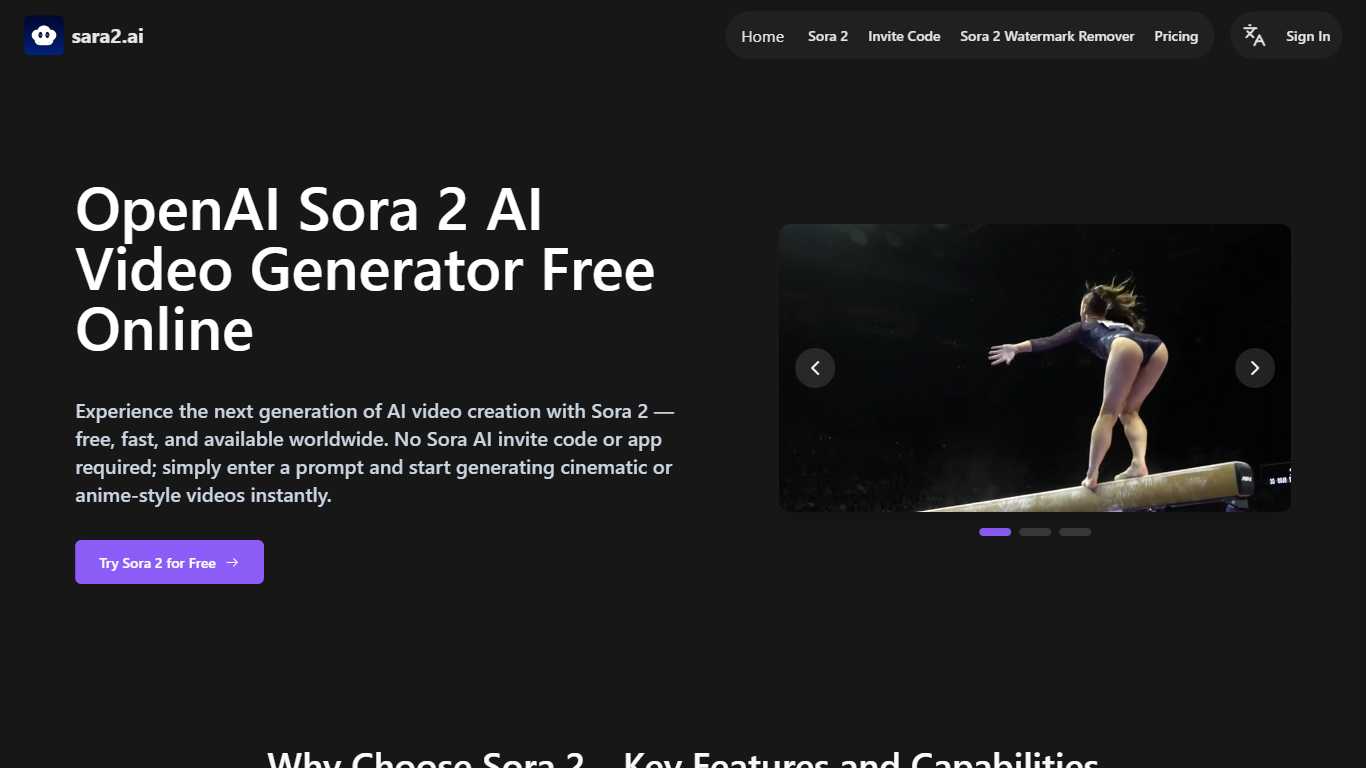 OpenAI Sora 2 AI Video Generator