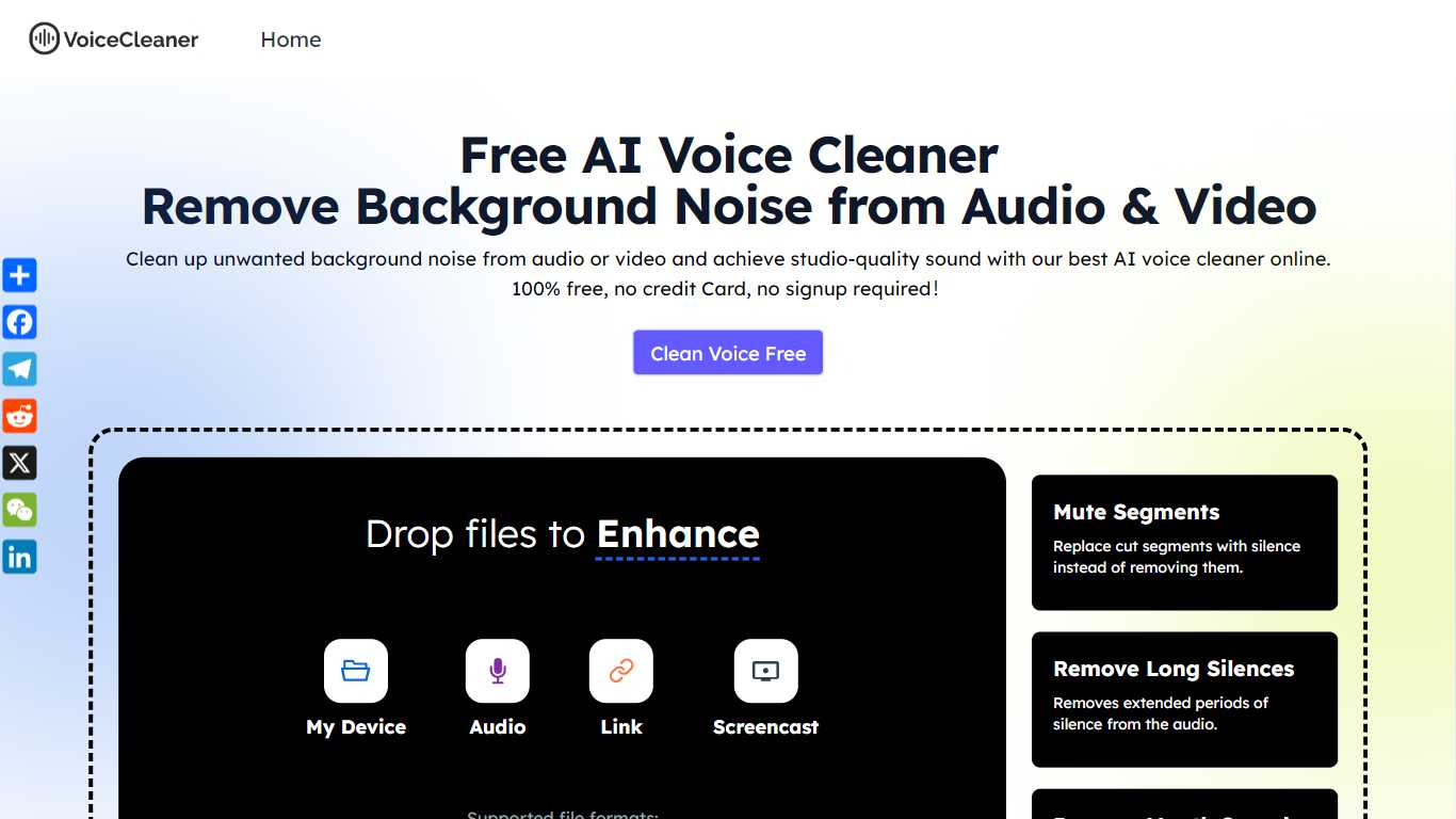 AI Voice Cleaner