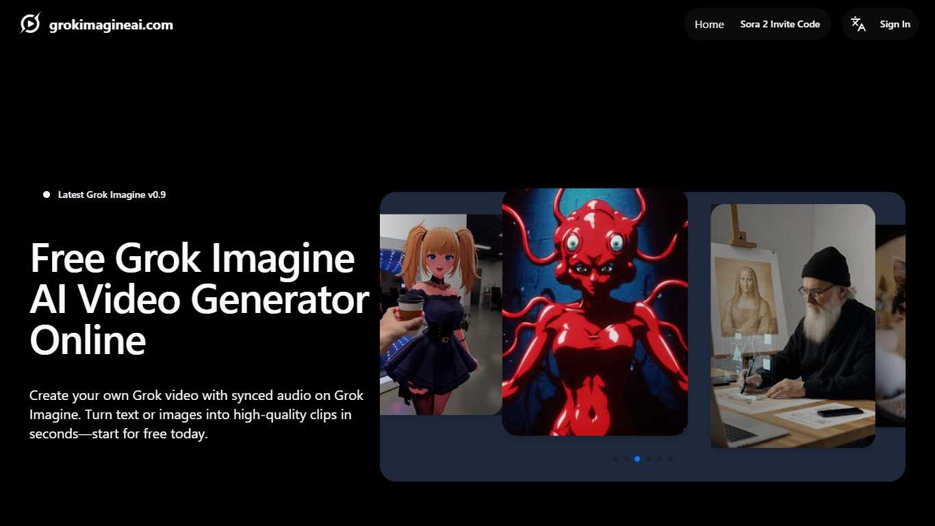 Grok Imagine AI Video Generator