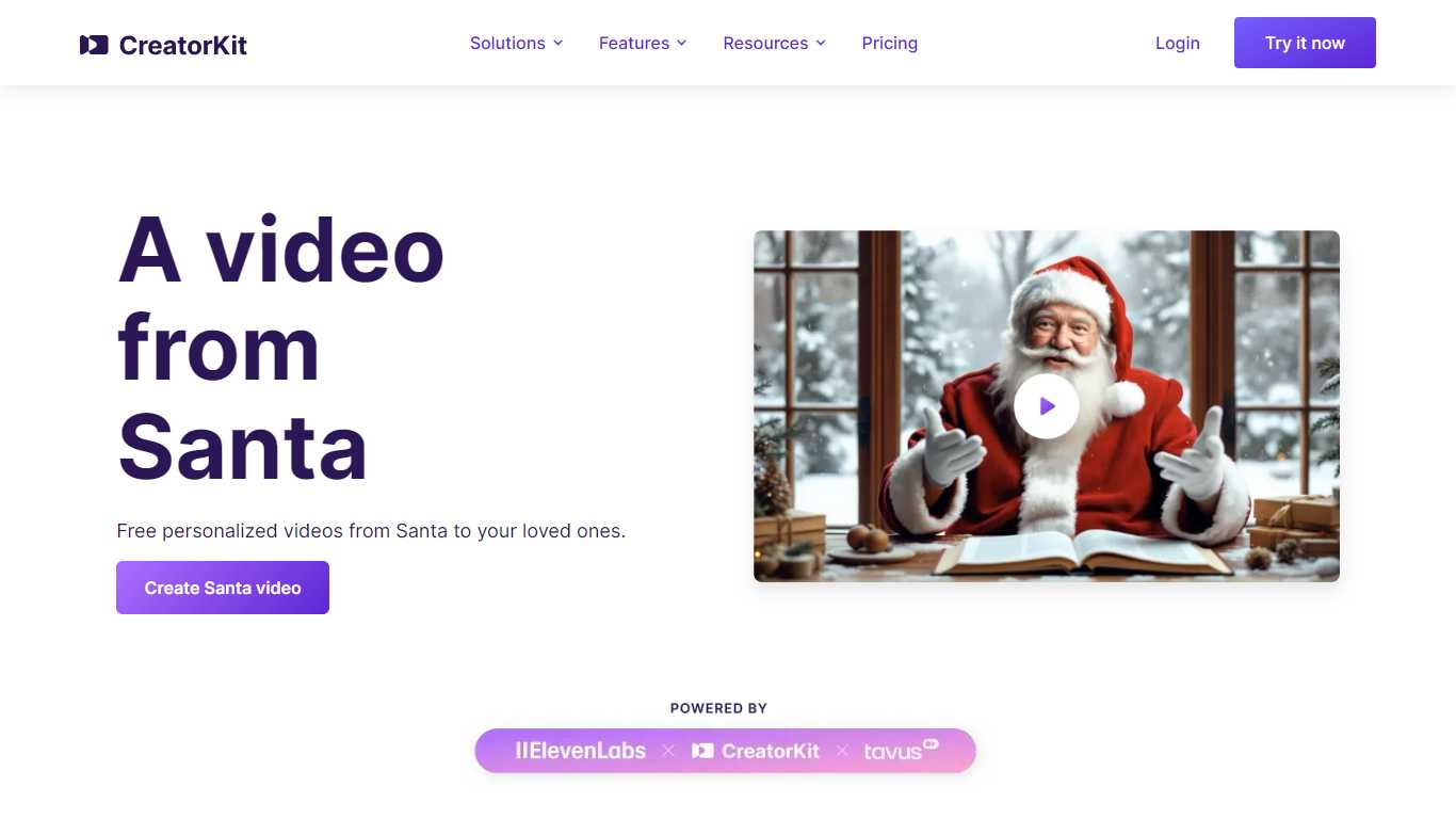 CreatorKit AI Santa Video
