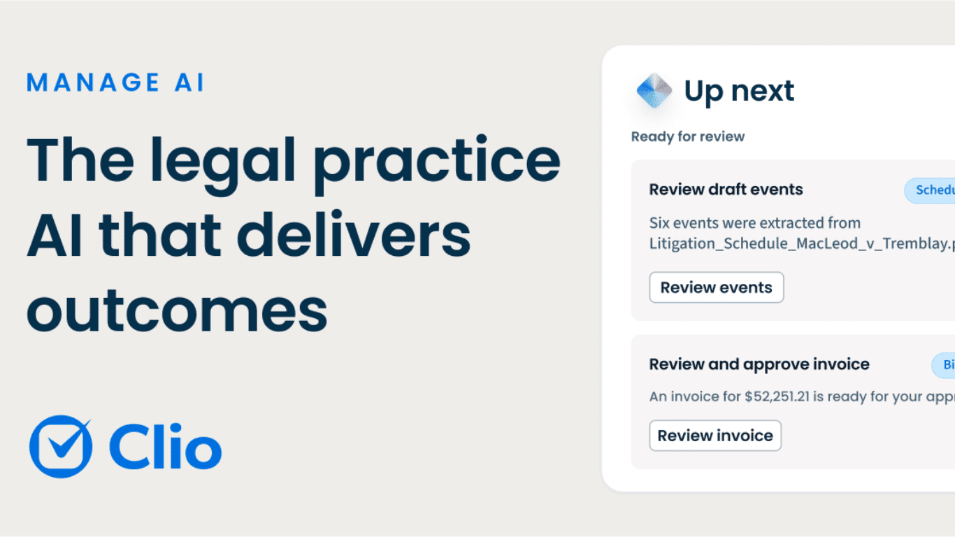 Clio Manage AI