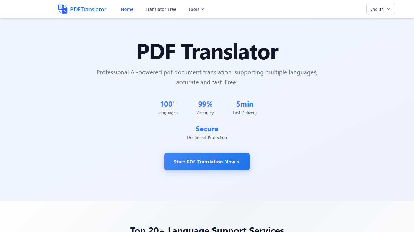 Free PDF Translator