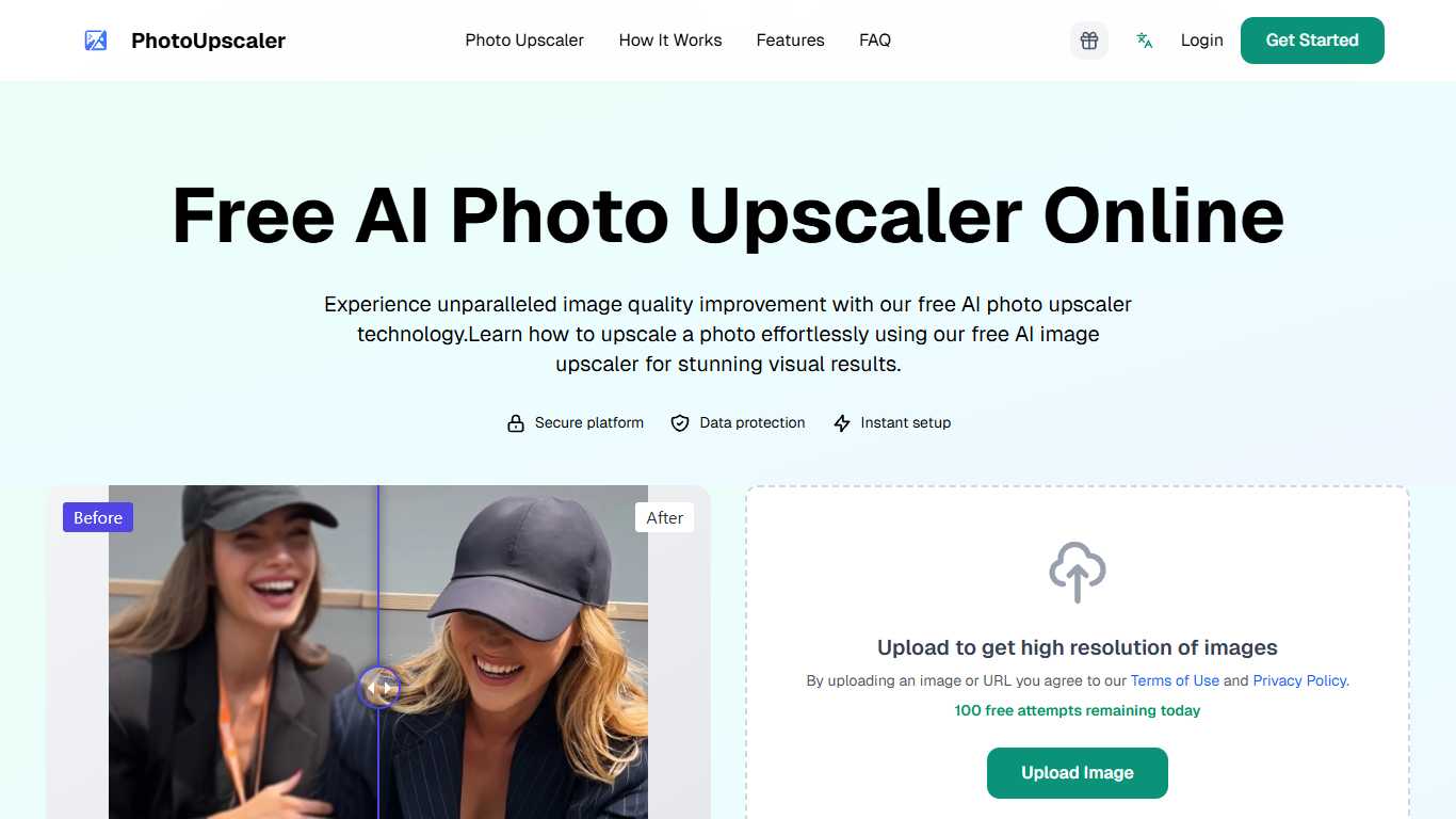 Free AI Photo Upscaler