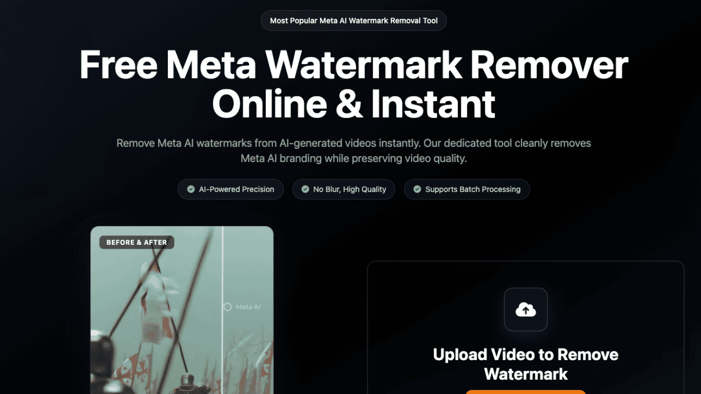 Meta AI Watermark Remover