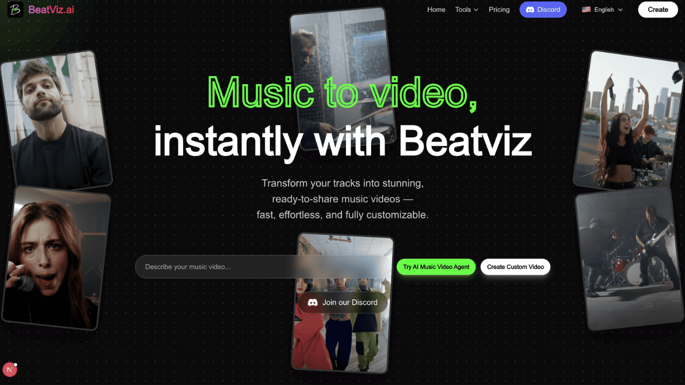 BeatViz AI Music Video Generator