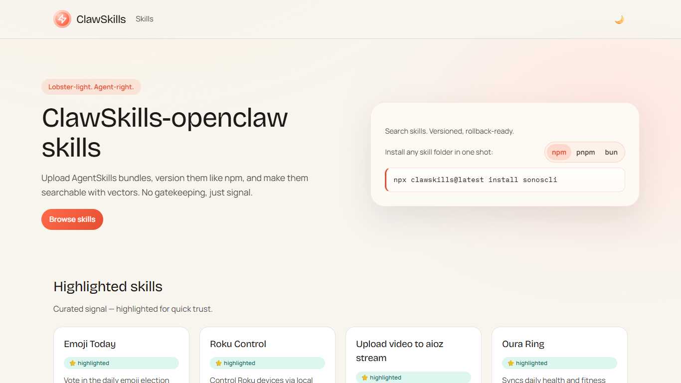 ClawSkills