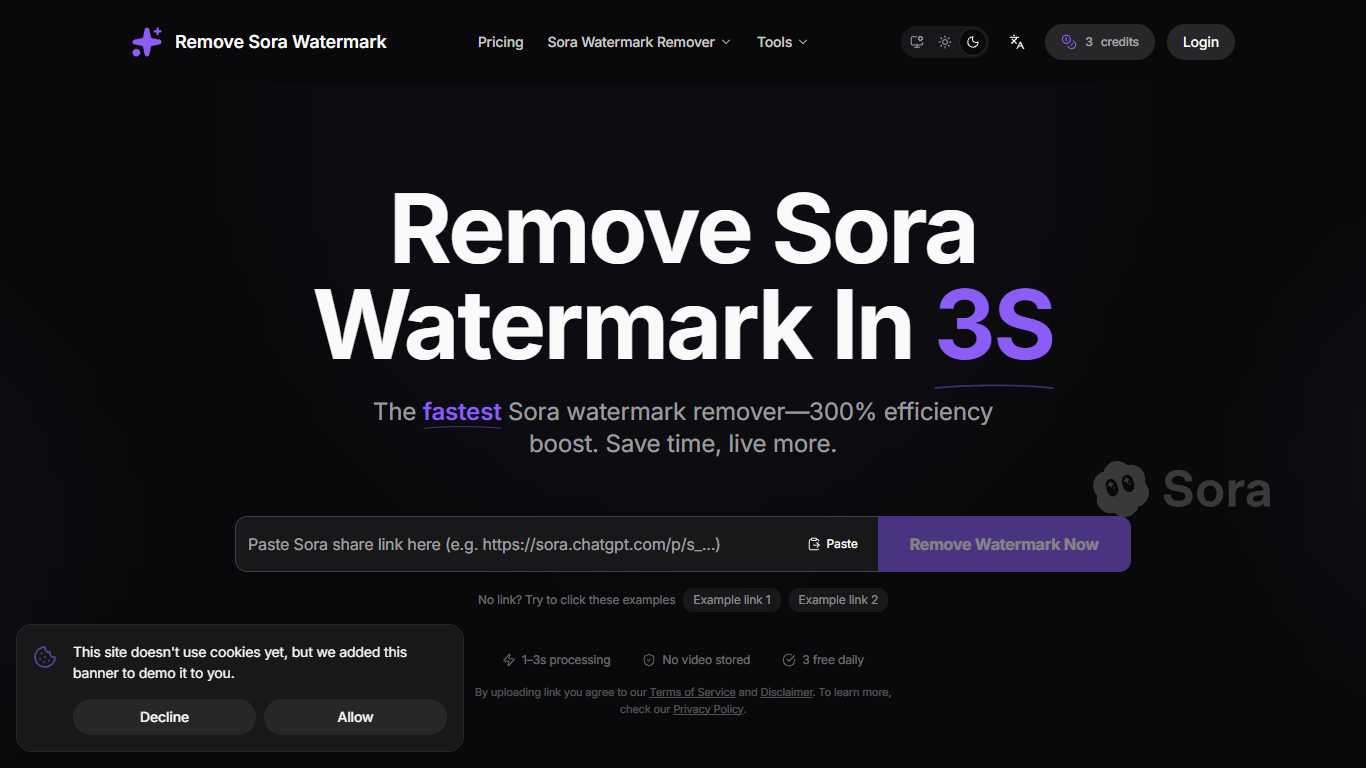 Remove Sora Watermark