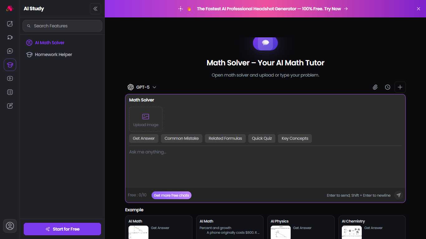 AI Math Solver by Arting