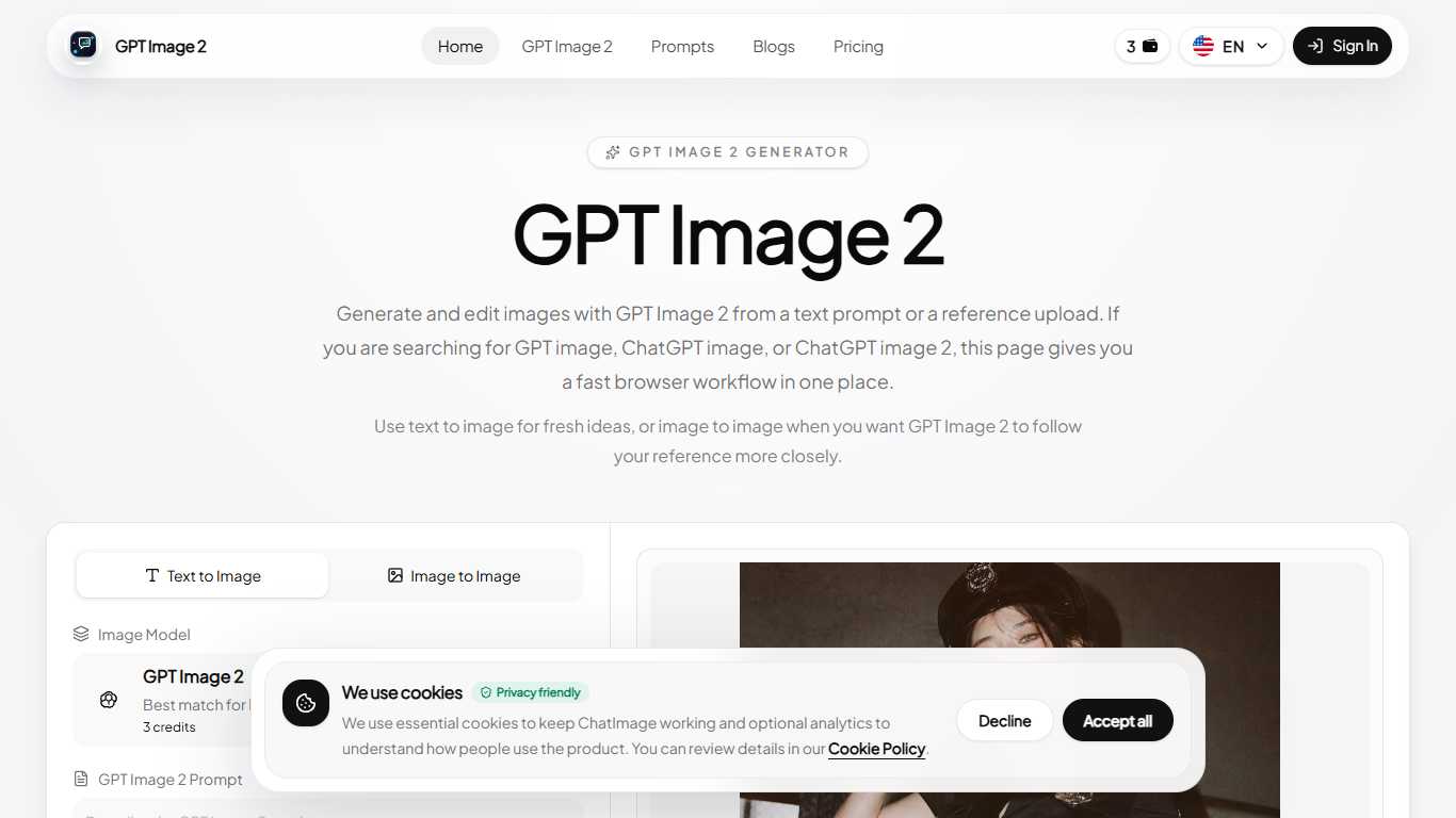 GPT Image 2 by Chat Image