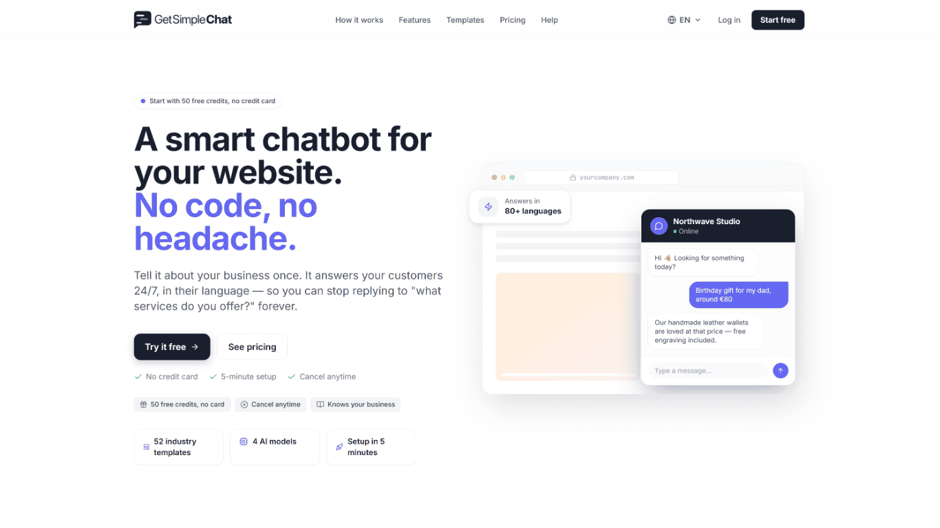 Get Simple Chat