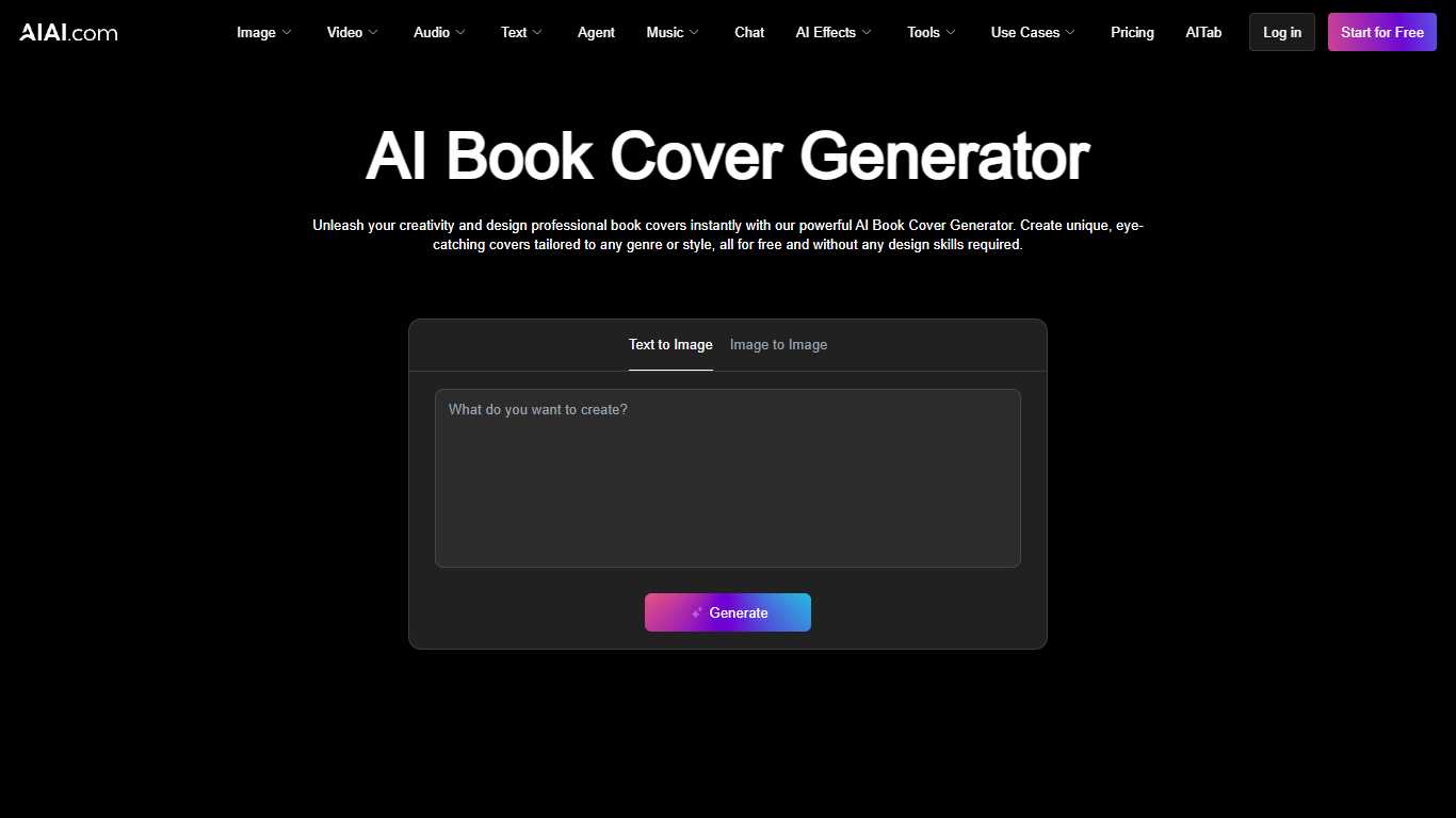 AI Book Cover Generator