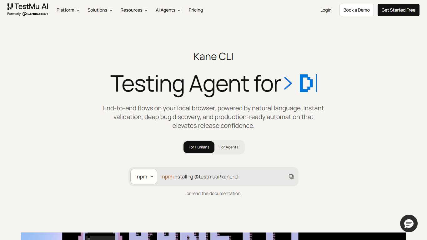 Kane CLI By TestMu AI