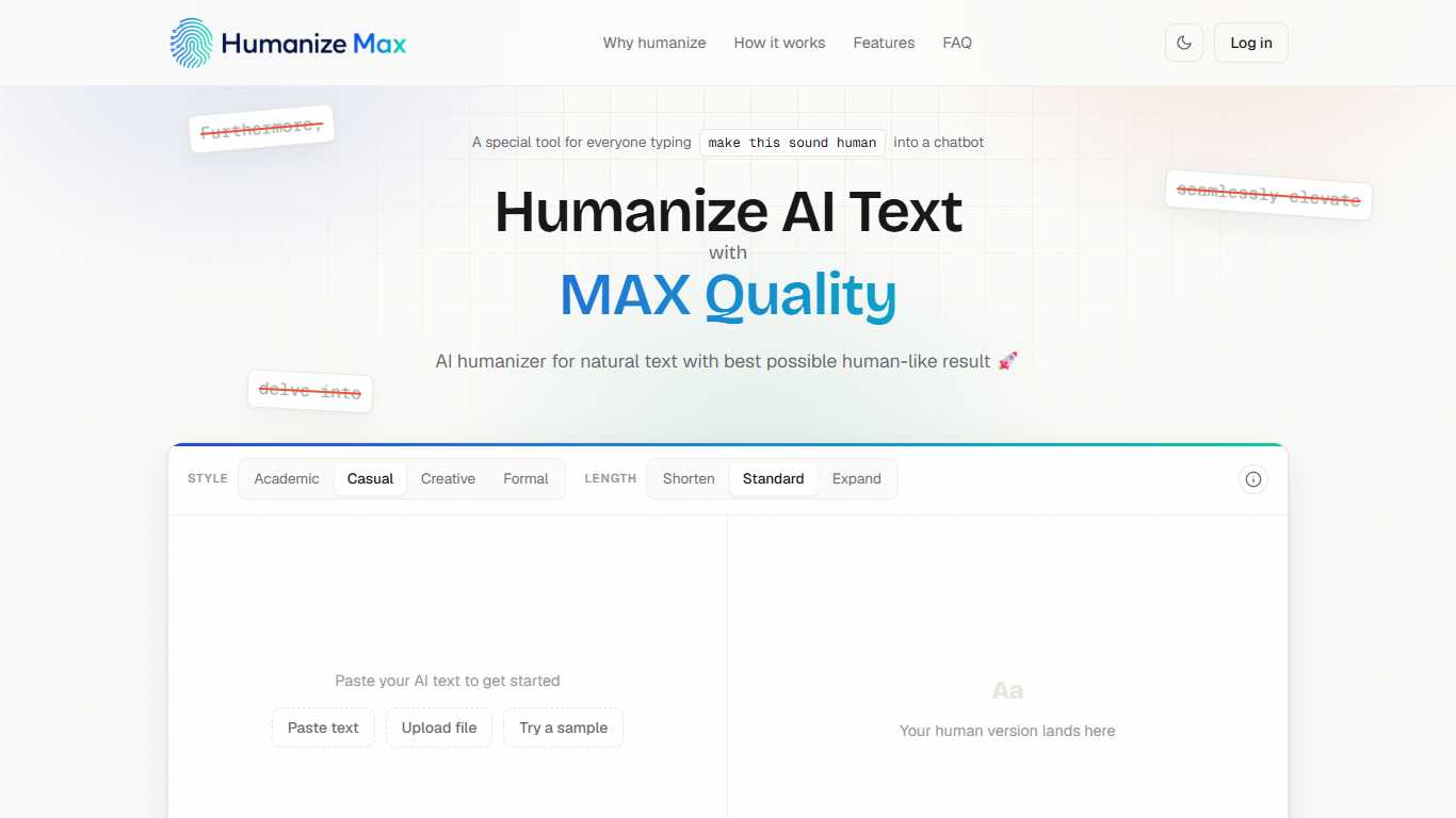 Humanize Max