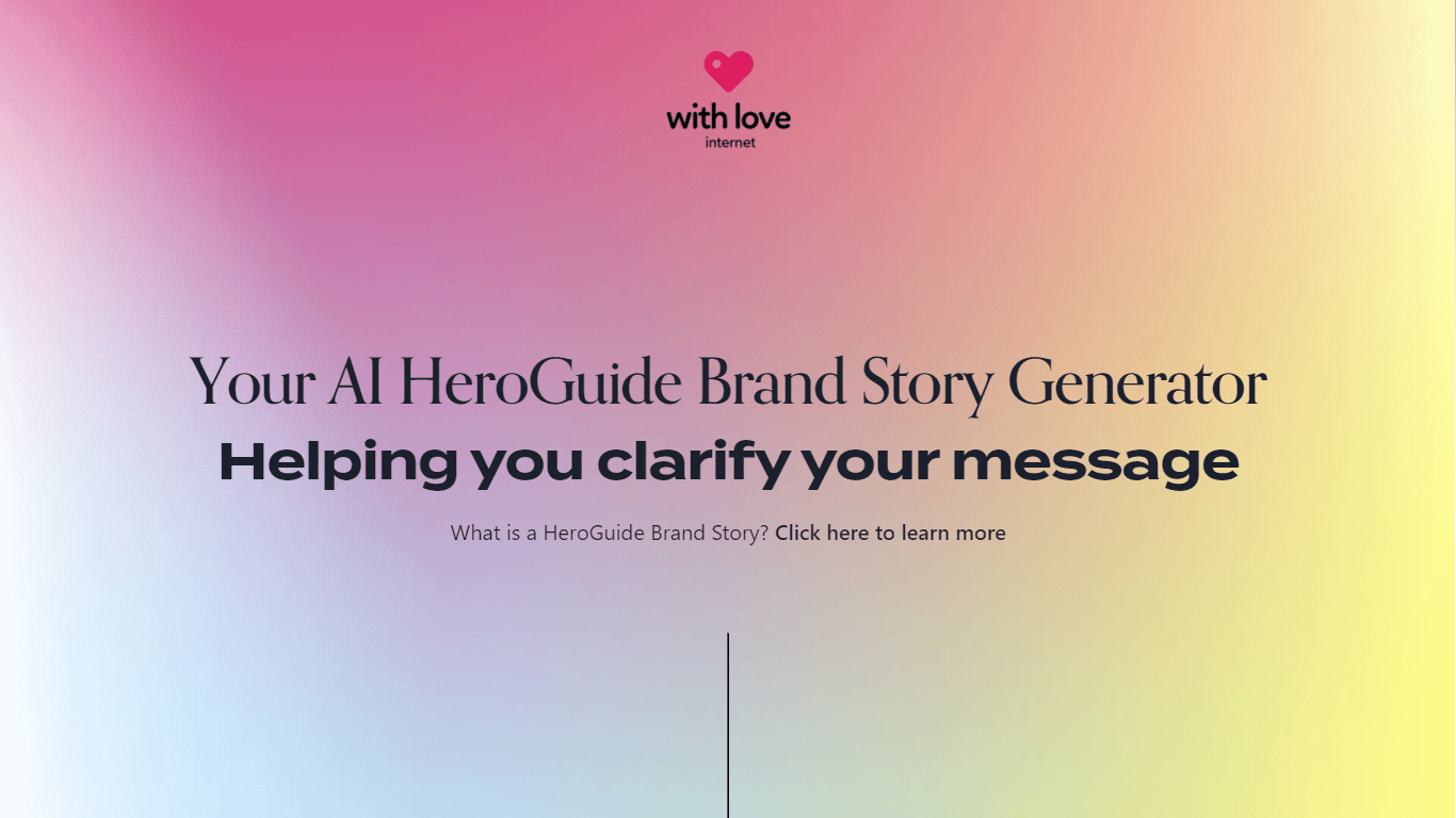 HeroGuide Brand Story Generator