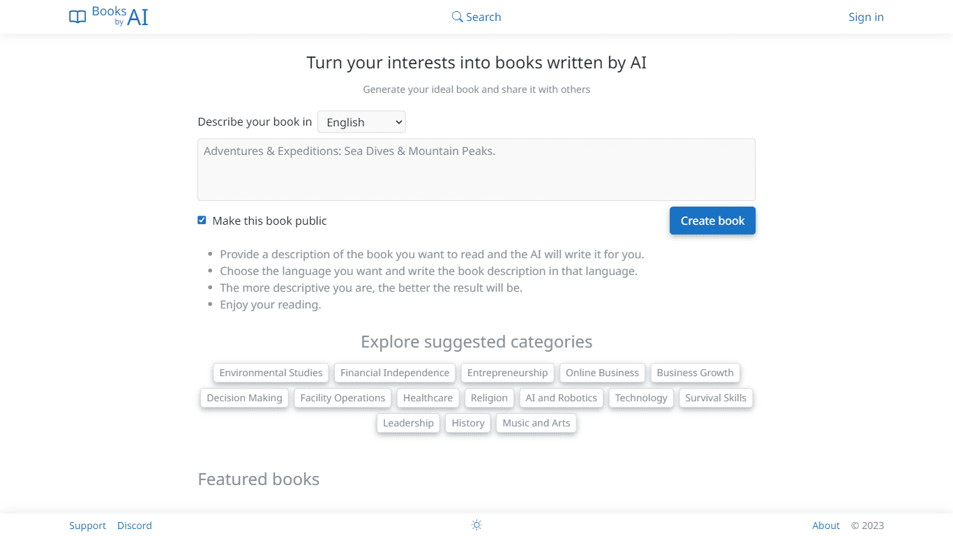 Books By AI