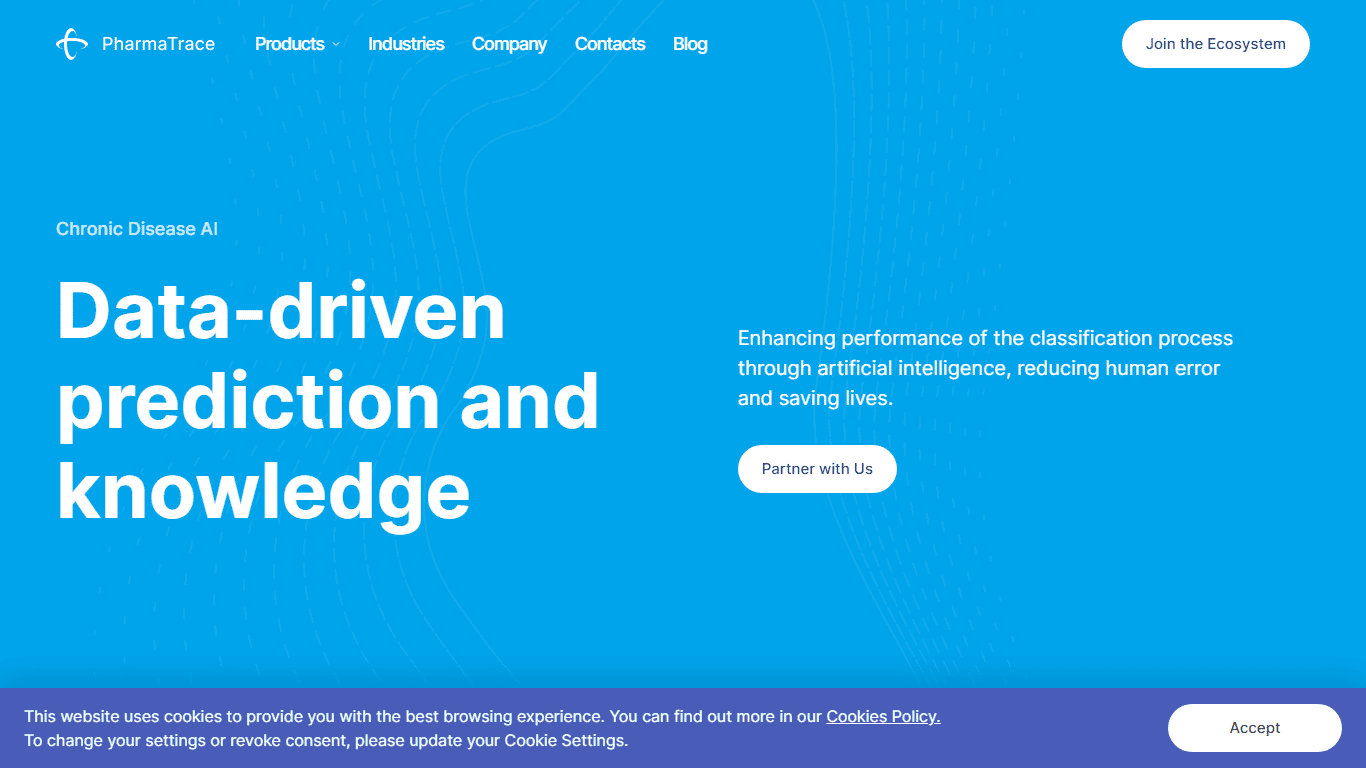 PharmaTrace (formerly Chronic Diseases AI | PharmaTrace)
