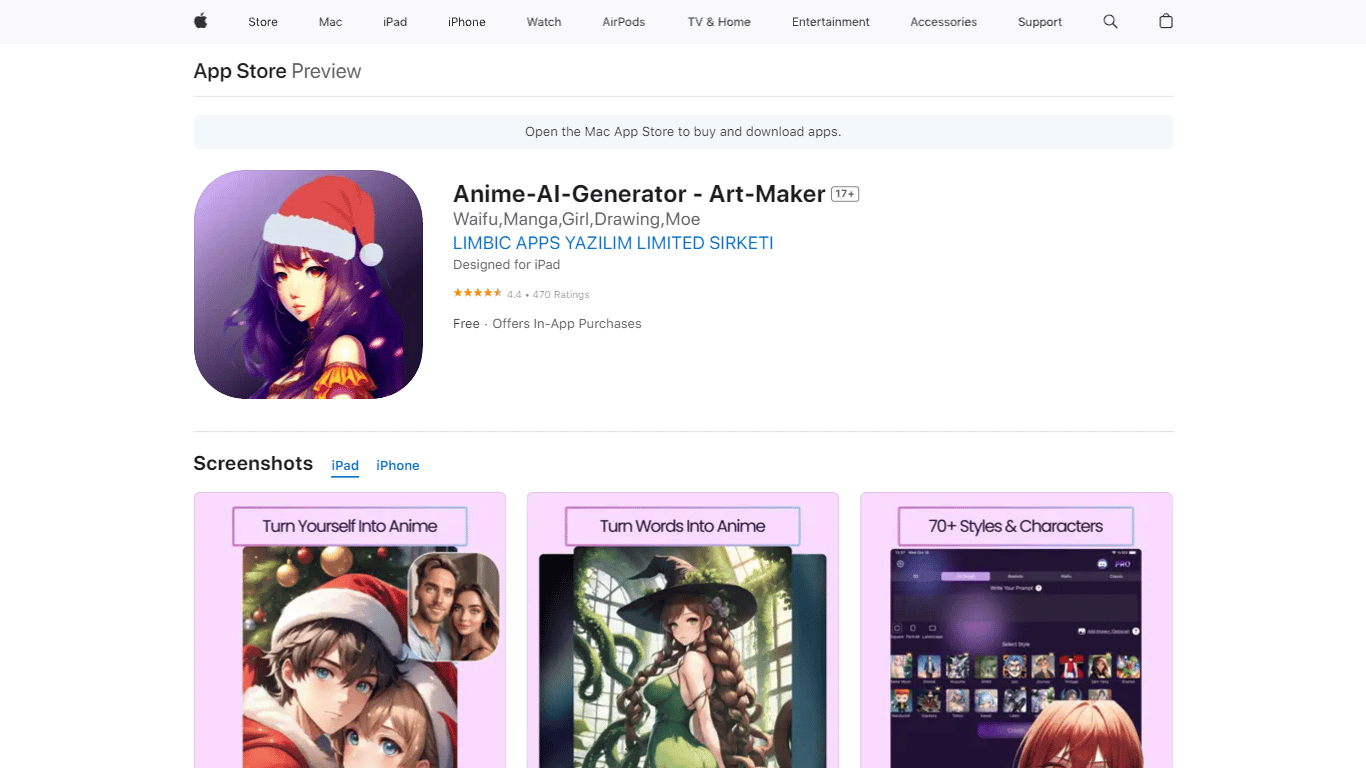 ‎Anime-AI-Generator on the App Store