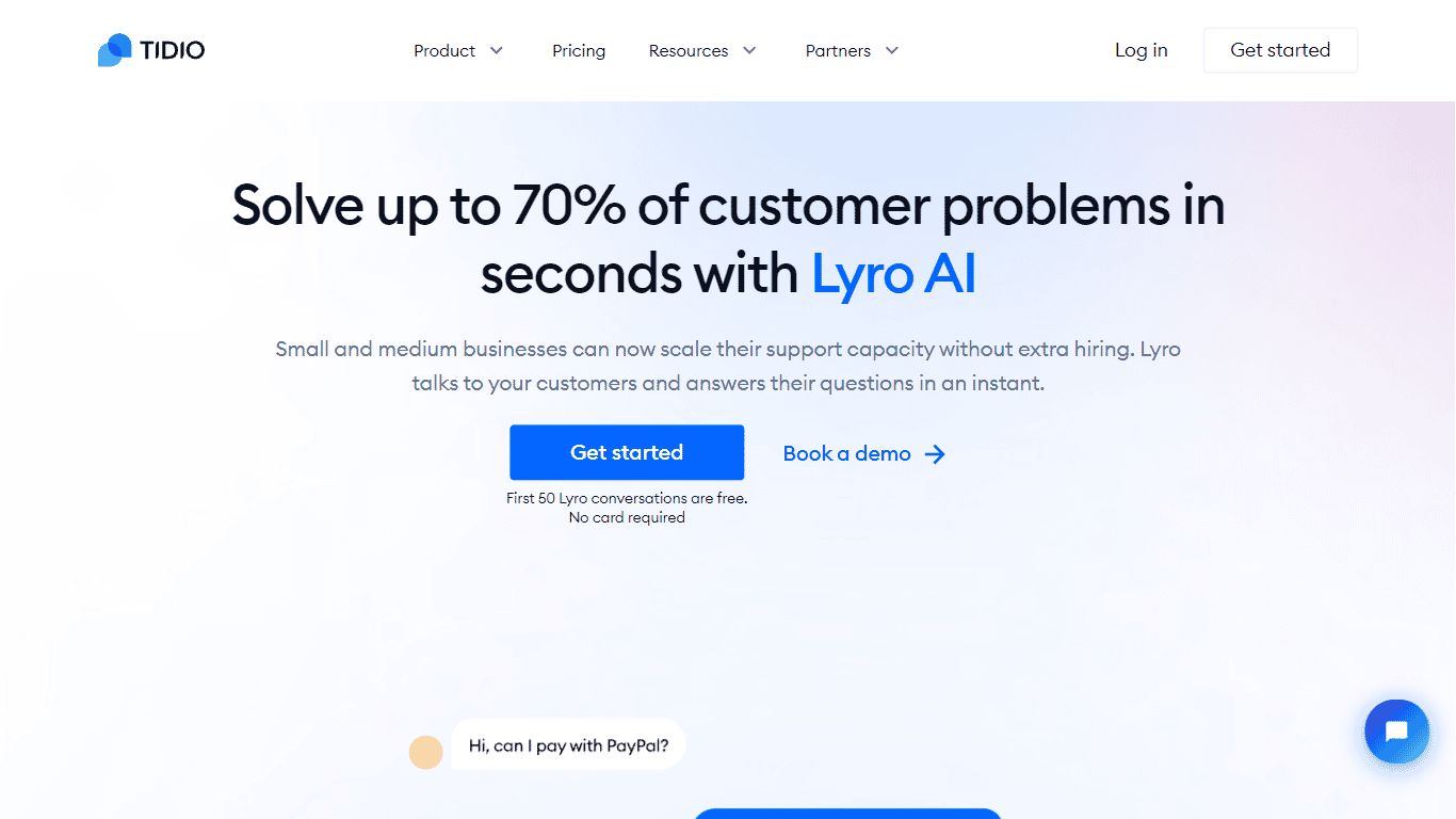 Lyro AI | Tidio