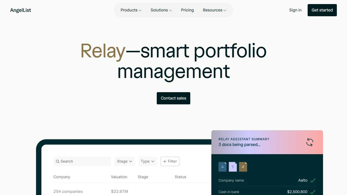 Relay | AngelList
