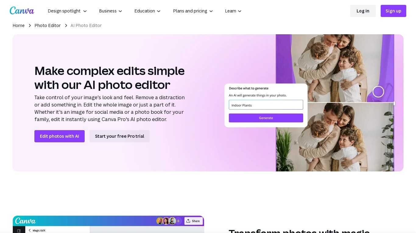 AI Photo Editor | Canva