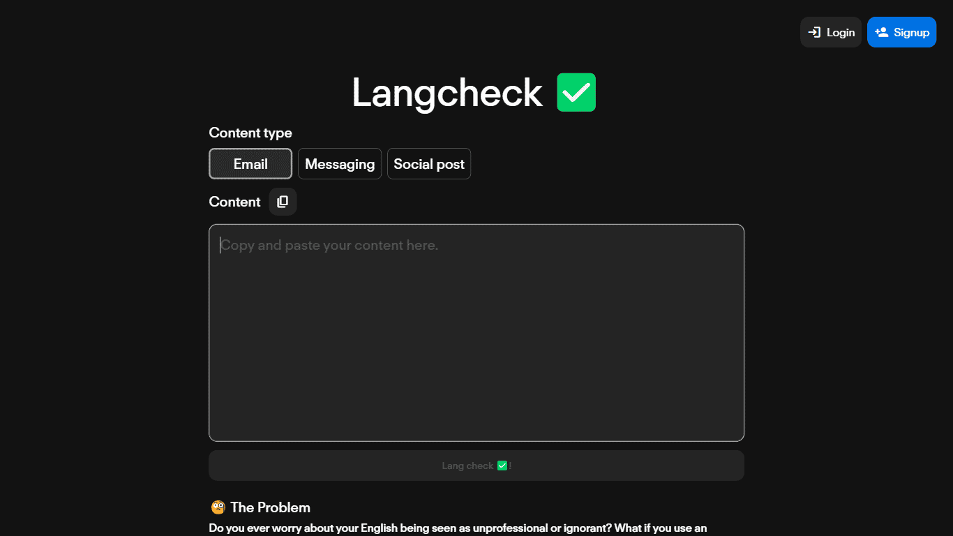 Langcheck