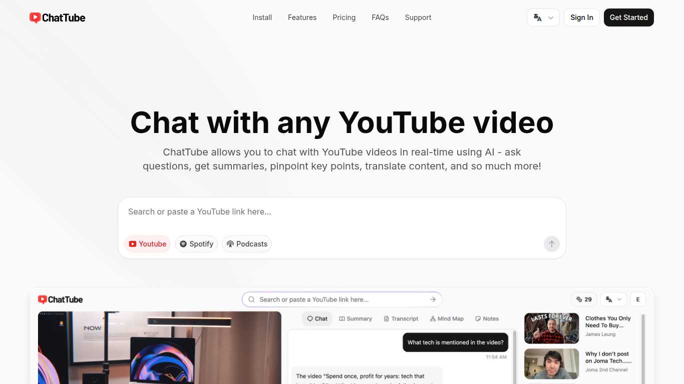 ChatTube (formerly ChatTube AI)