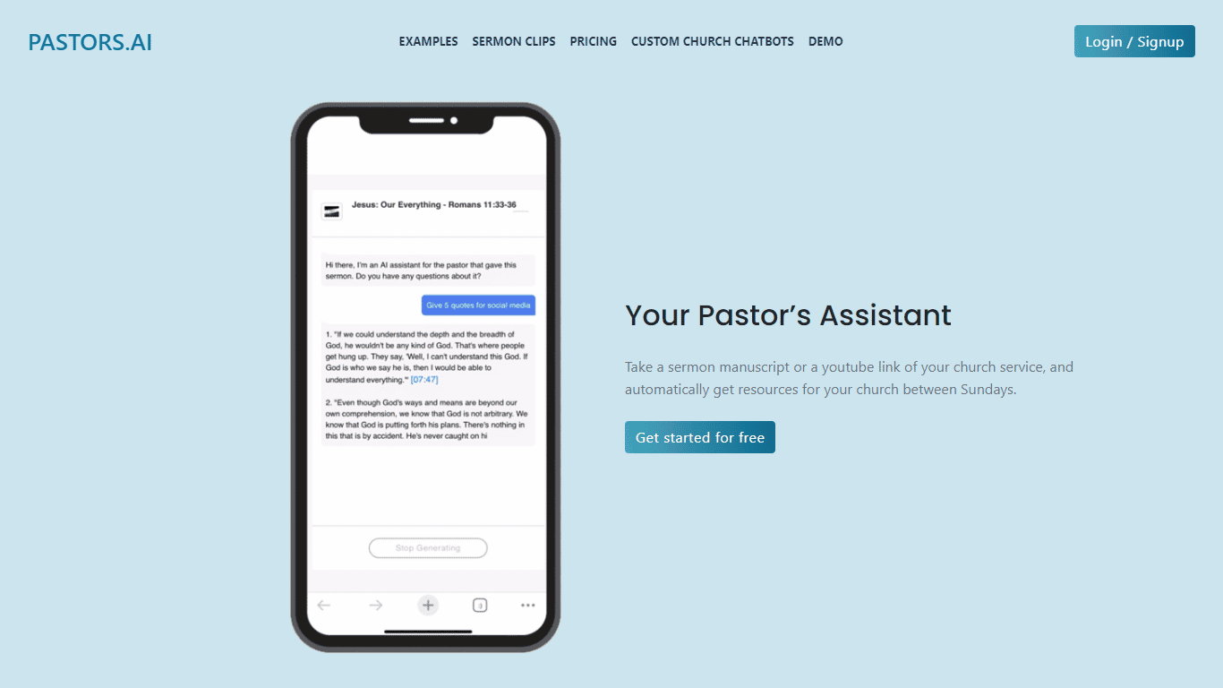 Pastors.AI