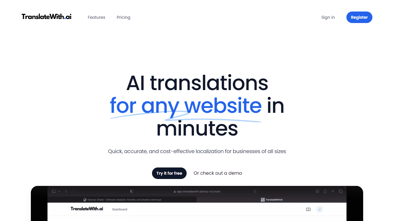 TranslateWith.ai 