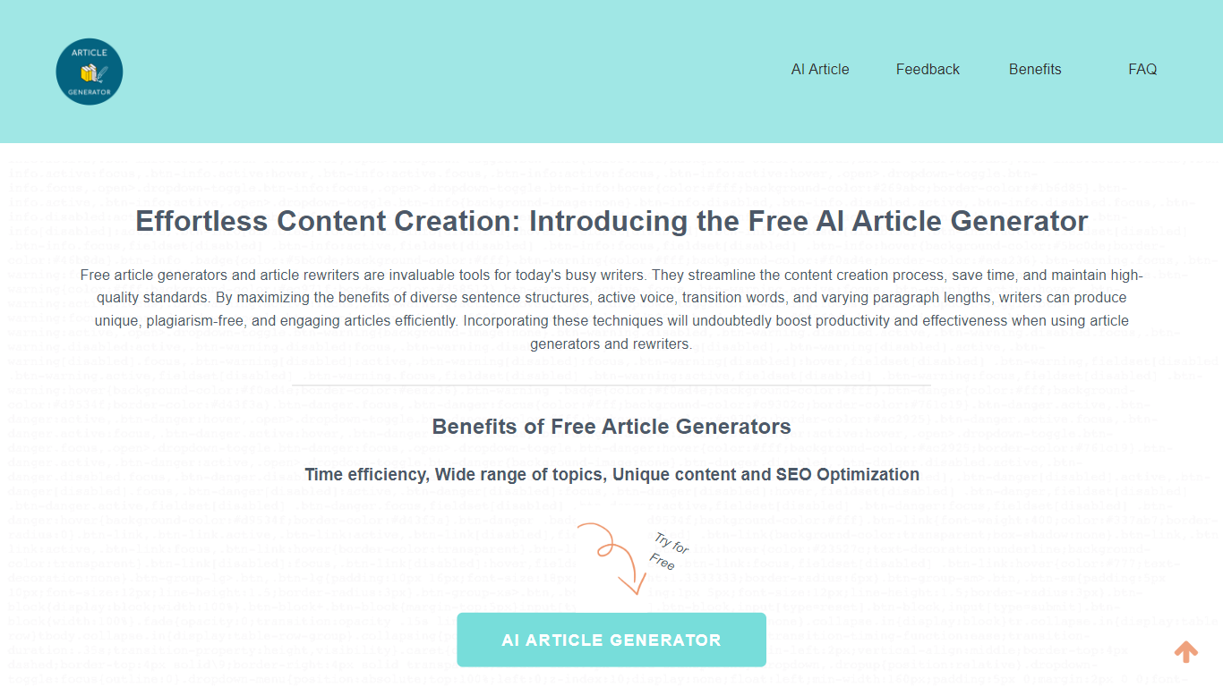 Article Generator