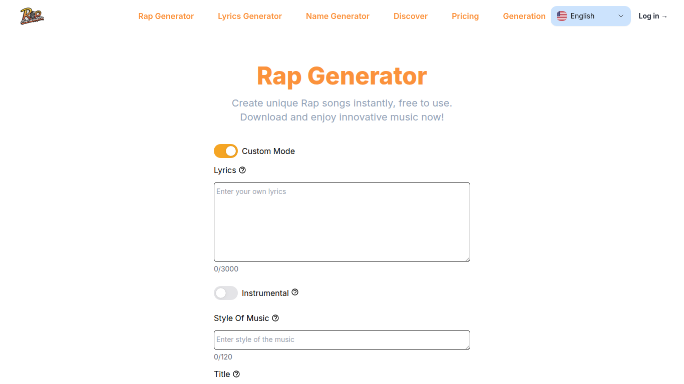 AI Rap Generator
