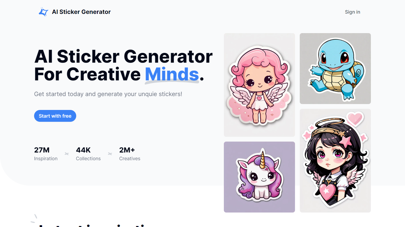 AI Sticker Generator 