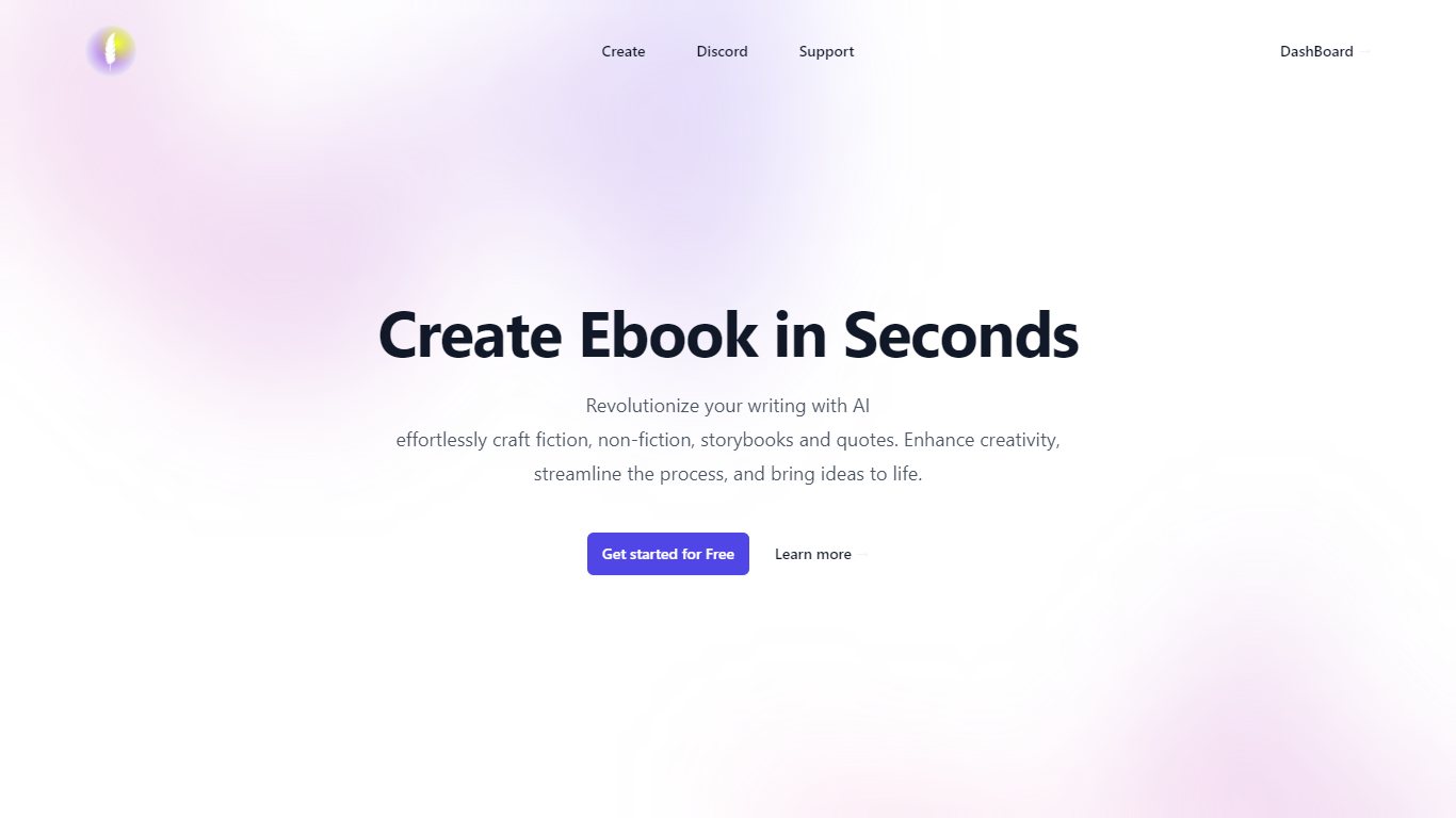 Create Ebook in Seconds