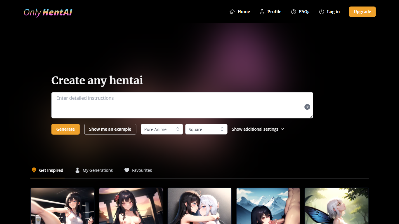 OnlyHentAI - AI Hentai Generator}