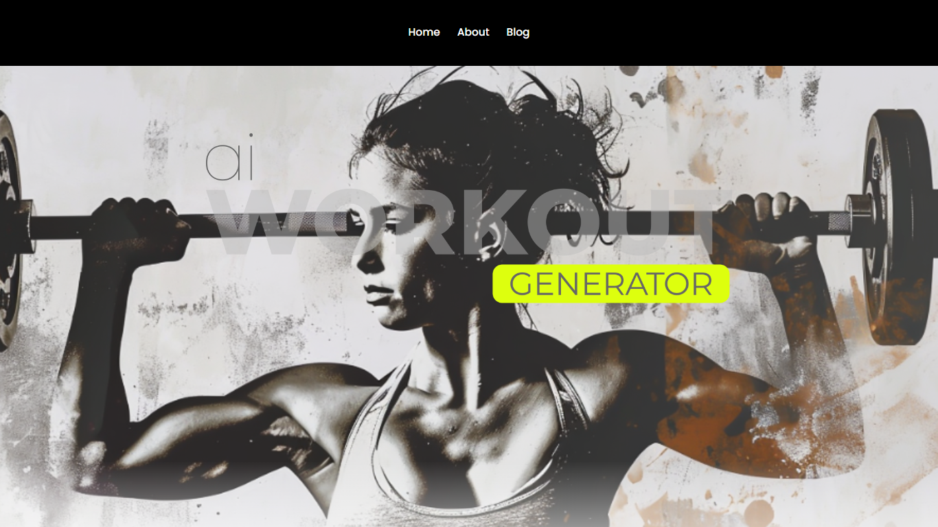 Ai Workout Generator