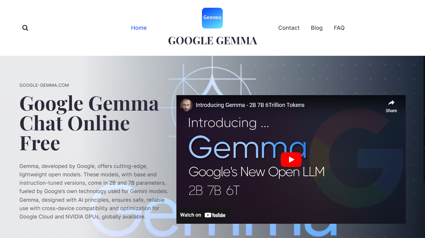 Google Gemma Chat 